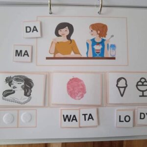 NAUKA CZYTANIA SYLABAMI WYRAZY DWUSYLABOWE CZ. 1