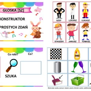 Szumiący konstruktor prostych zdań GŁOSKA [SZ]