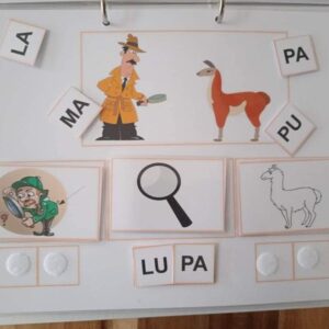 NAUKA CZYTANIA SYLABAMI WYRAZY DWUSYLABOWE CZ. 1