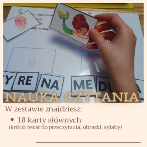 NAUKA CZYTANIA SYLABAMI WYRAZY TRZYSYLABOWE
