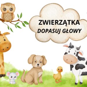 Zwierzątka – dopasuj głowy