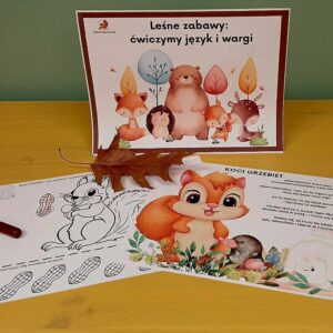 Leśne zabawy: ćwiczymy język i wargi