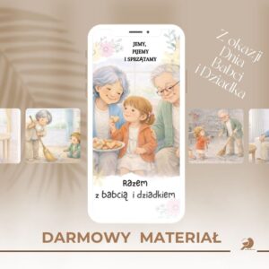 Razem z babcią i dziadkiem: jemy, pijemy, sprzątamy i zgadujemy